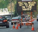 Road Problem Funny Sign